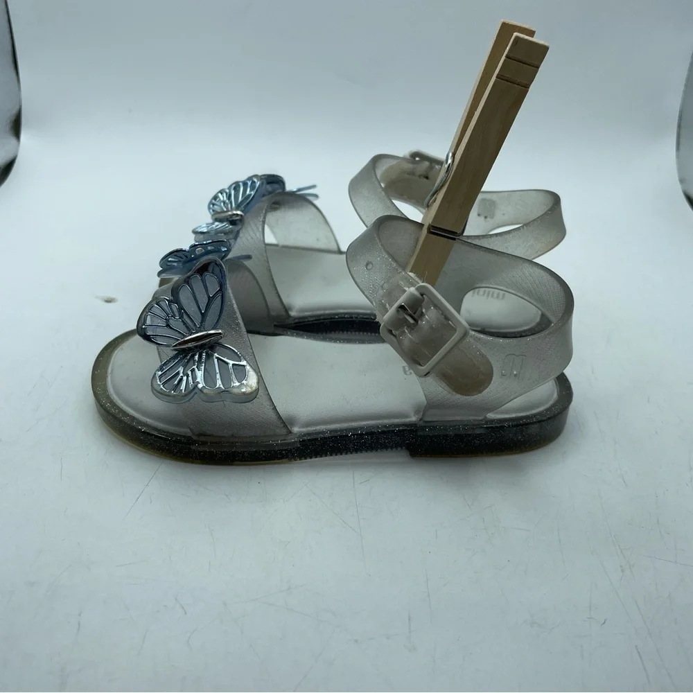 Mini Melissa Butterly girls sandals size 7